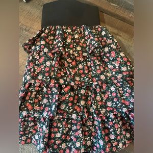 Forever21 Floral High waisted Mini Skirt